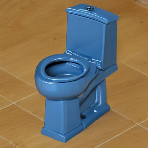 Prompt: 1. 5 x scale toilet