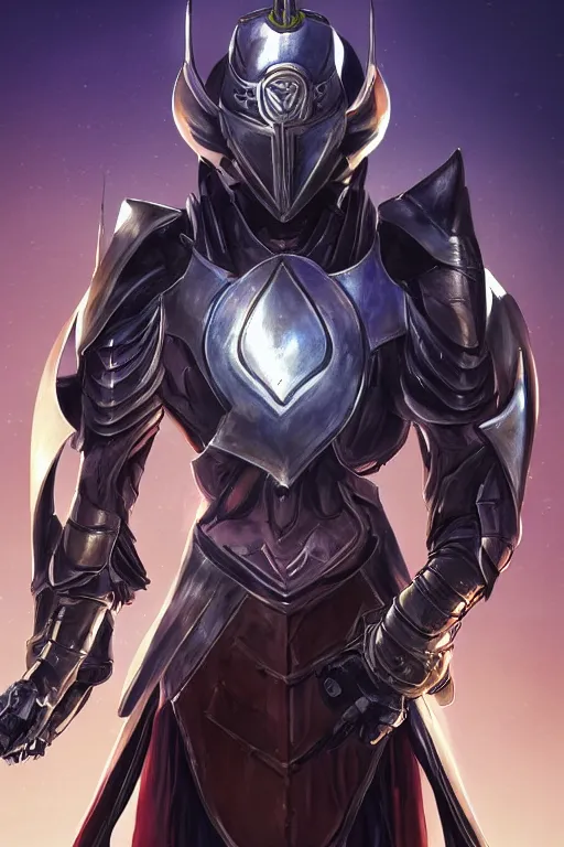 Image similar to helmet armor guardian destiny in witch queen illumination ray tracing hdr fanart arstation by sung choi robot ninja mask and eric pfeiffer and gabriel garza and casper konefal