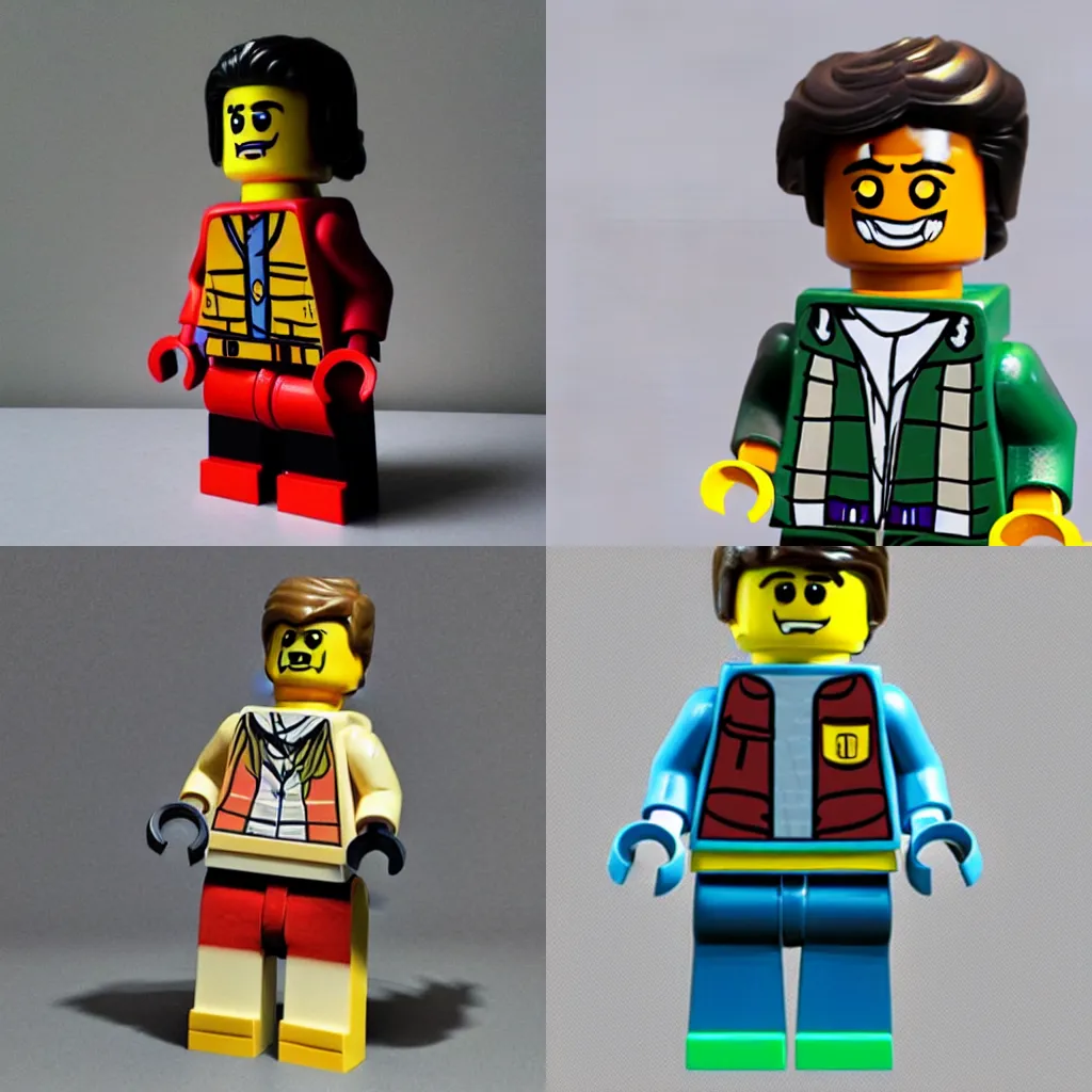 Prompt: Gamer As A Lego Figure, Photorealistic