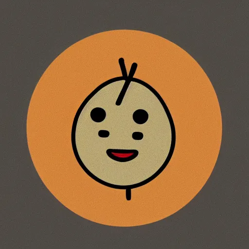 Prompt: icon of a potato in the style of gerd arntz