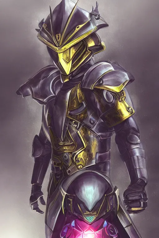 Image similar to helmet armor guardian destiny in witch queen illumination ray tracing hdr fanart arstation by sung choi robot ninja mask and eric pfeiffer and gabriel garza and casper konefal