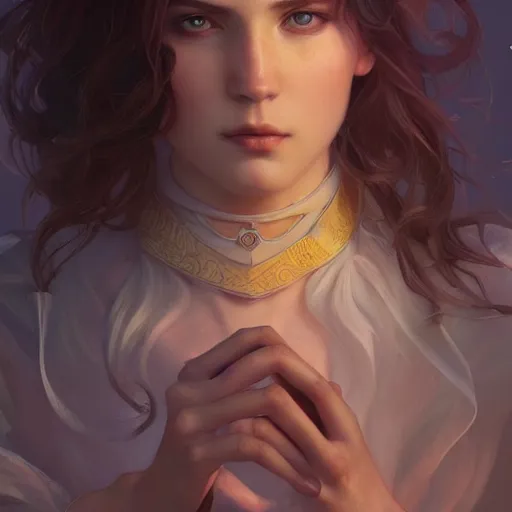 Image similar to Isabella, child of dawn, highly detailed, digital painting, artstation, concept art, smooth, sharp focus, illustration, Unreal Engine 5, 8K, art by artgerm and greg rutkowski and alphonse mucha