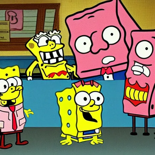 Image similar to spongebob squarepants as a 1 9 3 0 s cartoon
