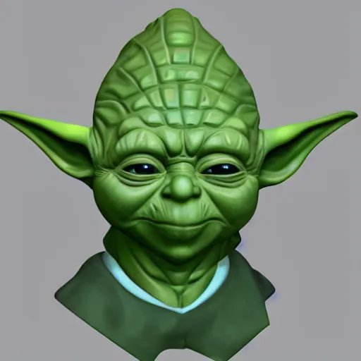 Yoda with a fake beard and mustache, highly detailed, | Stable ...