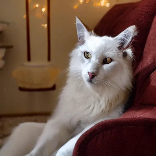 Image similar to cozy picture of older handsome lord richard is sitting gracefully on a sofa, his eyes look wise, happy wise