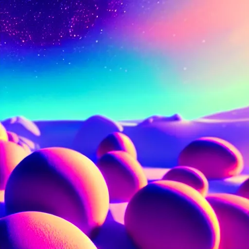 Image similar to a realistic planet made of candy with sea of milk and chocolate mountains, super realistic, unreal engine, octane render, 8 k