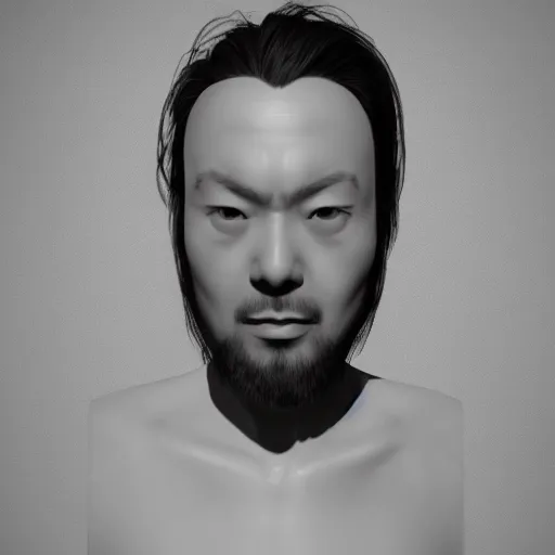 Image similar to hi mark ( akwaaba tommy ), in the style of hiroya oku and ikeda and stanley kubrick, black and white, photorealistic, epic, super technical, 3 d render