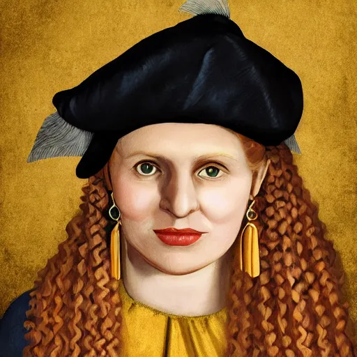 Image similar to 'https://i.pinimg.com/originals/8b/2b/3c/8b2b3c1c42721b1a61d595f3da14daf5.jpg' 15th Century Barbary Coast pirate Woman with Ginger hair and Golden hooped earrings photography by Steve McCurry