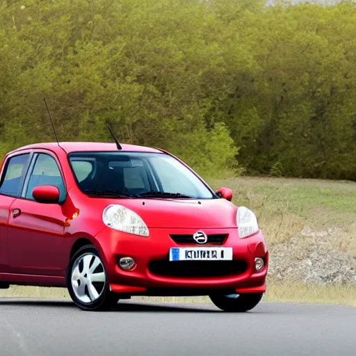 Image similar to a photo of a 2010 nissan micra k13