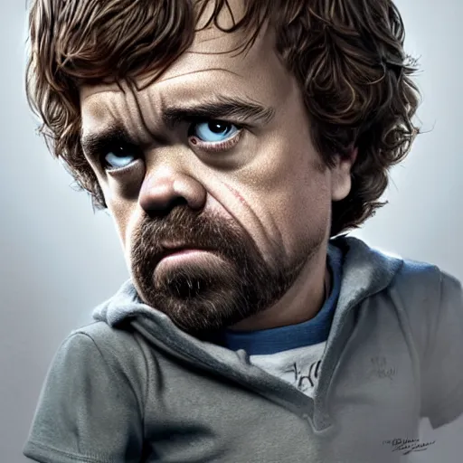 Image similar to peter dinklage as woody ( ( ( toy story ) ) ), digital painting, extremely detailed, 4 k, intricate, brush strokes, mark arian, artgerm, bastien lecouffe - deharme