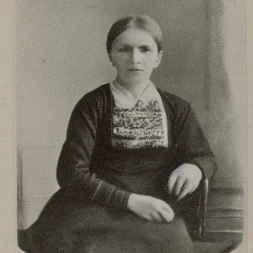 Image similar to daughter of lesya ukrainka and olga kobylianska