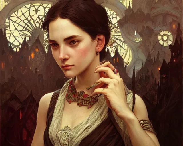 Image similar to photography of ben shahn, deep focus, d & d, fantasy, intricate, elegant, highly detailed, digital painting, artstation, concept art, matte, sharp focus, illustration, hearthstone, art by artgerm and greg rutkowski and alphonse mucha