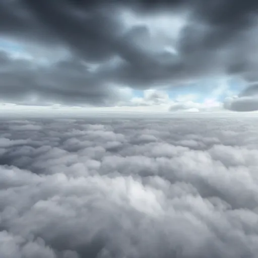 Image similar to running on clouds, 4k, post-processing, intricate, detailed, photorealistic imagery