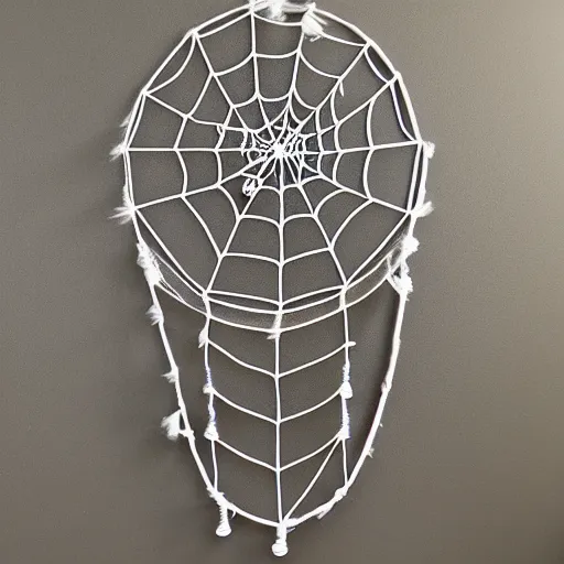 Prompt: spider dream catcher web