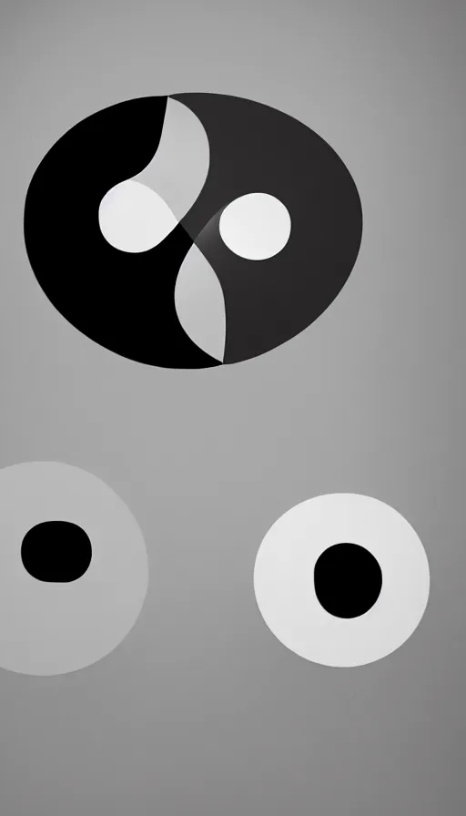 Image similar to Abstract representation of ying Yang concept, by Fortiche Studio