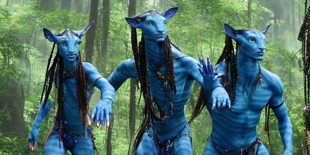 Image similar to still from avatar 2