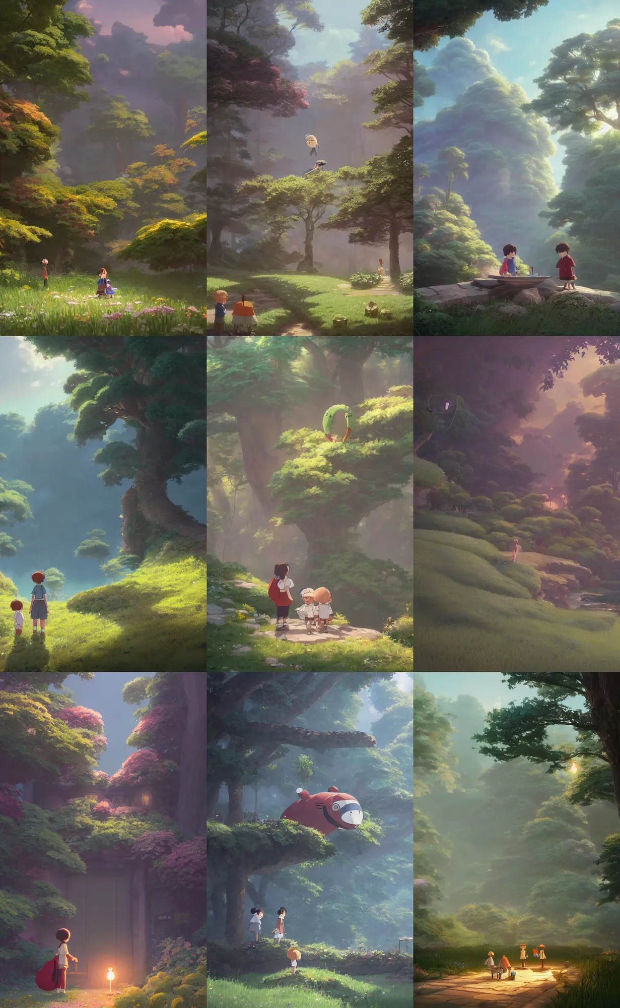 Prompt: a wholesome illustration of a ________, studio Ghibli, Pixar and Disney animation, sharp, Rendered in Redshift and Unreal Engine 5 by Greg Rutkowski, Bloom, dramatic lighting