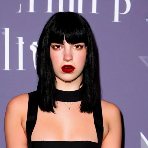 Prompt: Dua lipa as Mia Wallace in Pulp Fiction