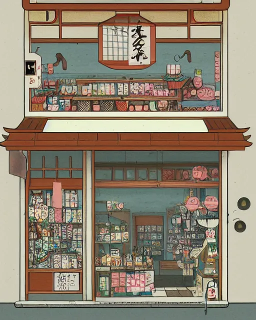 Image similar to quaint japanese storefront by angela hao