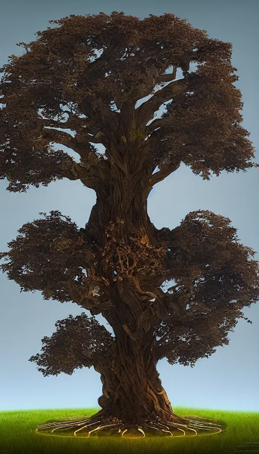 Prompt: tree of life, fantasy, 8k