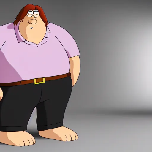 Prompt: Studio photo of Chris Griffin from Family Guy, hyperrealistic, realism, full body portrait, studio lighting