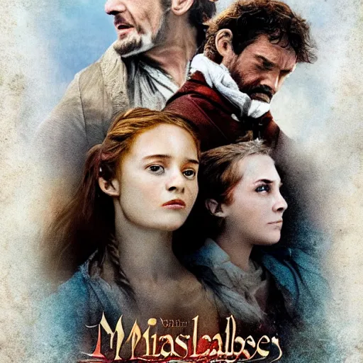 Image similar to Les Miserables in the style of Pixar