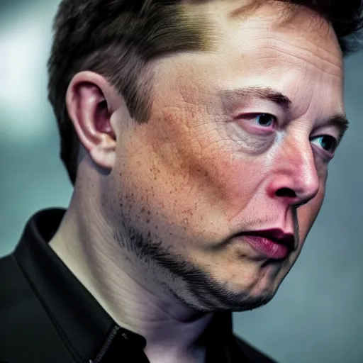 Prompt: full length photo of elon musk as an reptilian alien hiding his true identity, highly detailed, 4 k, hdr, smooth, sharp focus, high resolution, award - winning photo