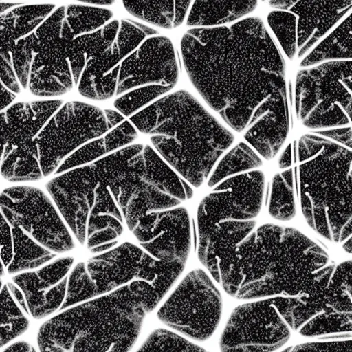 Image similar to neurons and dendrites seen through scanning electron microscope