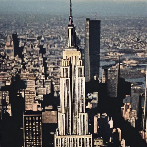 Image similar to empire state building, disposable kodak photo