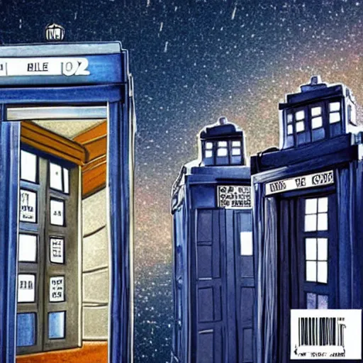 Prompt: the tardis 2022