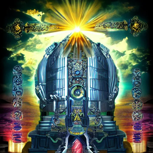 Image similar to machinery of gods
