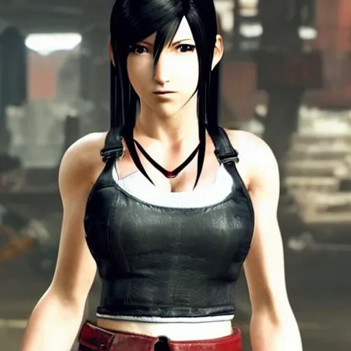 Image similar to Tifa Lockhart from Final Fantasy VII Remake (2020)