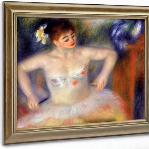 Prompt: ballet dancer, pierre - auguste renoir