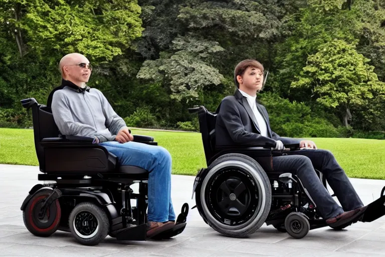 Image similar to an electric wheelchair designed by lamborghini