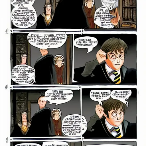Image similar to how harry potter should have ended