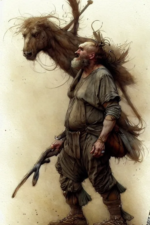 Prompt: (((((bible Goliath . muted colors.))))) by Jean-Baptiste Monge !!!!!!!!!!!!!!!!!!!!!!!!!!!