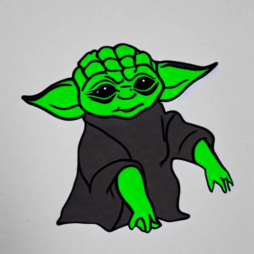 Image similar to chibi yoda