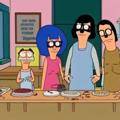 Prompt: bobs burgers