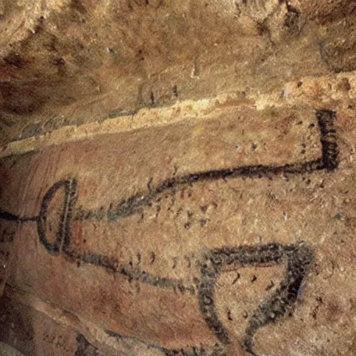 Image similar to “amogus cave drawing found by archaeologists, award winning”