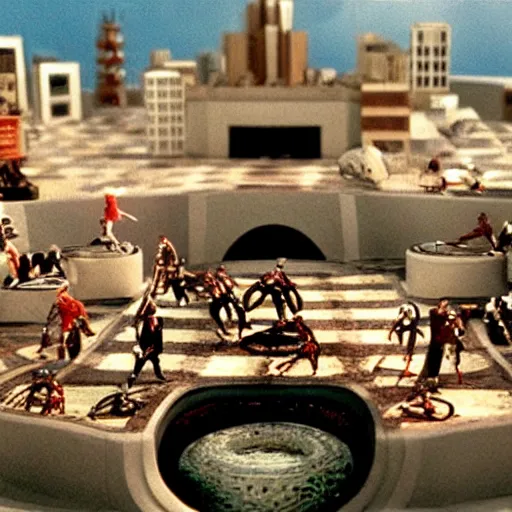 Prompt: a center for ants, still from movie zoolander