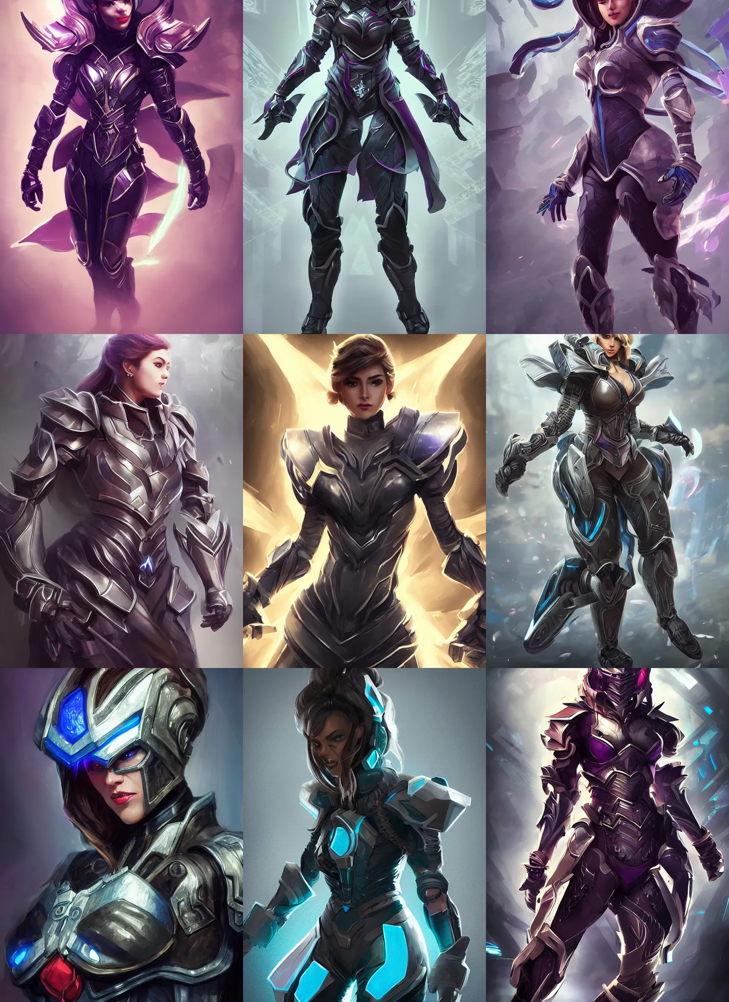 Prompt: hyper detailed ultra sharp full body character portrait of a woman wearing hextech armor, in the style of arcane tv show, muted colors, action pose, cinematic lighting, good value control, realistic face details, realistically rendered eyes, photorealistic eyes, smooth, 3 d cgi, realistic shading, john singer sargent