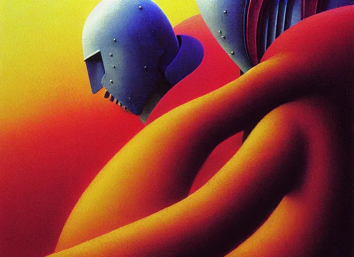 Image similar to beautiful extreme closeup photo in style of frontiers rendered in octane 3d of medieval knights in motorcycle helmets play soccer in amphitheater , fashion magazine September retrofuturism edition, , Edward Hopper and James Gilleard, Zdzislaw Beksinski, Steven Outram, highly detailedrich deep colors. rich deep colors. Beksinski painting, art by Takato Yamamoto. masterpiece. rendered in blender, ultra realistic, smooth shading, ultra detailed, high resolution, cinematic, unreal 6