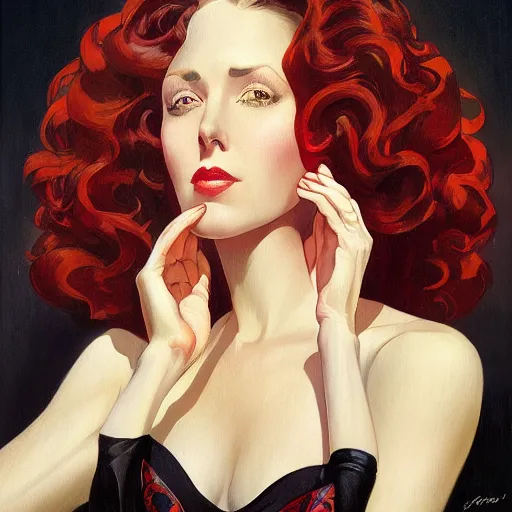 Prompt: a streamline moderne, ( art nouveau ), multi - racial portrait in the style of charlie bowater, and in the style of donato giancola, and in the style of charles dulac. intelligent, expressive eyes. symmetry, ultrasharp focus, dramatic lighting, semirealism, intricate symmetrical ultrafine background detail.