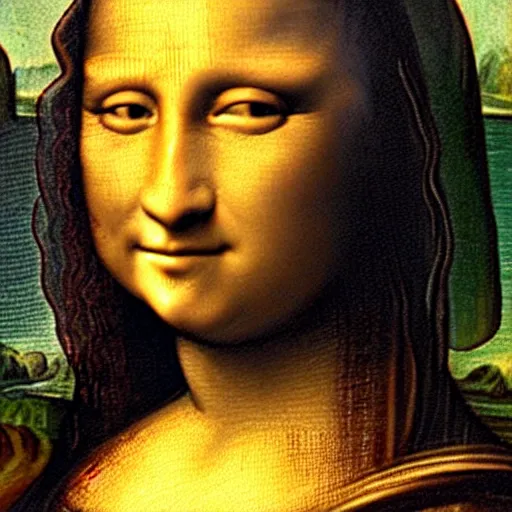 Image similar to mona Lisa smiling