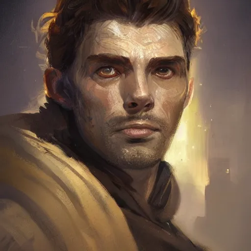 Image similar to portrait of a man by greg rutkowski, jedi kinght kyp durron from star wars expanded universe, he is about 3 0 years old, highly detailed portrait, digital painting, artstation, concept art, smooth, sharp foccus ilustration, artstation hq