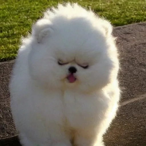 Prompt: The most fluffy cute animal in the world