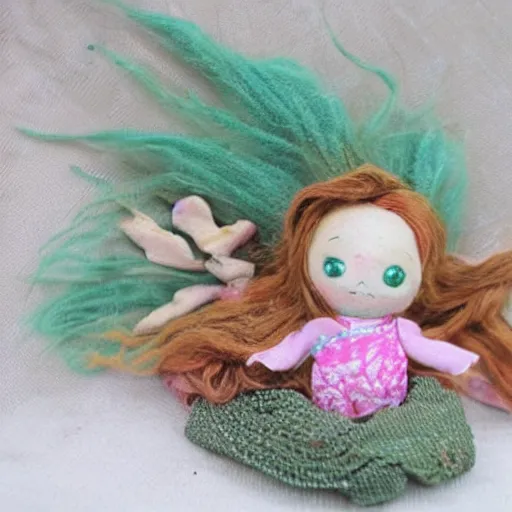 Image similar to vintage childrens mermaid doll