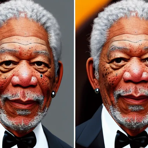 Prompt: morgan freeman as s'mores, ultra realistic, 4 k