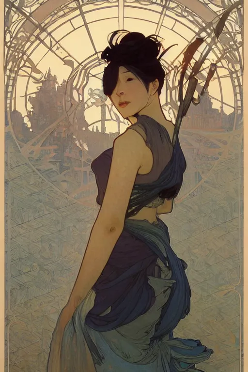 Image similar to Poster artwork, Peter Green, medium shot, details, sharp focus, illustration, by Jordan Grimmer and Alphonse Mucha and greg rutkowski and PiNe (パイネ) and 薯子 Imoko and 香川悠作 and maya takamura, intricate, beautiful, Trending on artstation, pixiv, digital Art