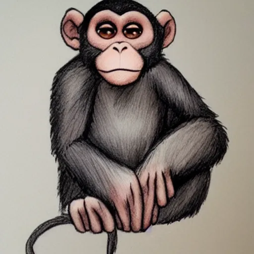 How to Draw a Monkey – Step by Step Drawing Guide | Monkey drawing easy, Monkey  drawing, Easy animal drawings